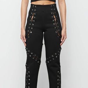 Maniere de voir lace up joggers